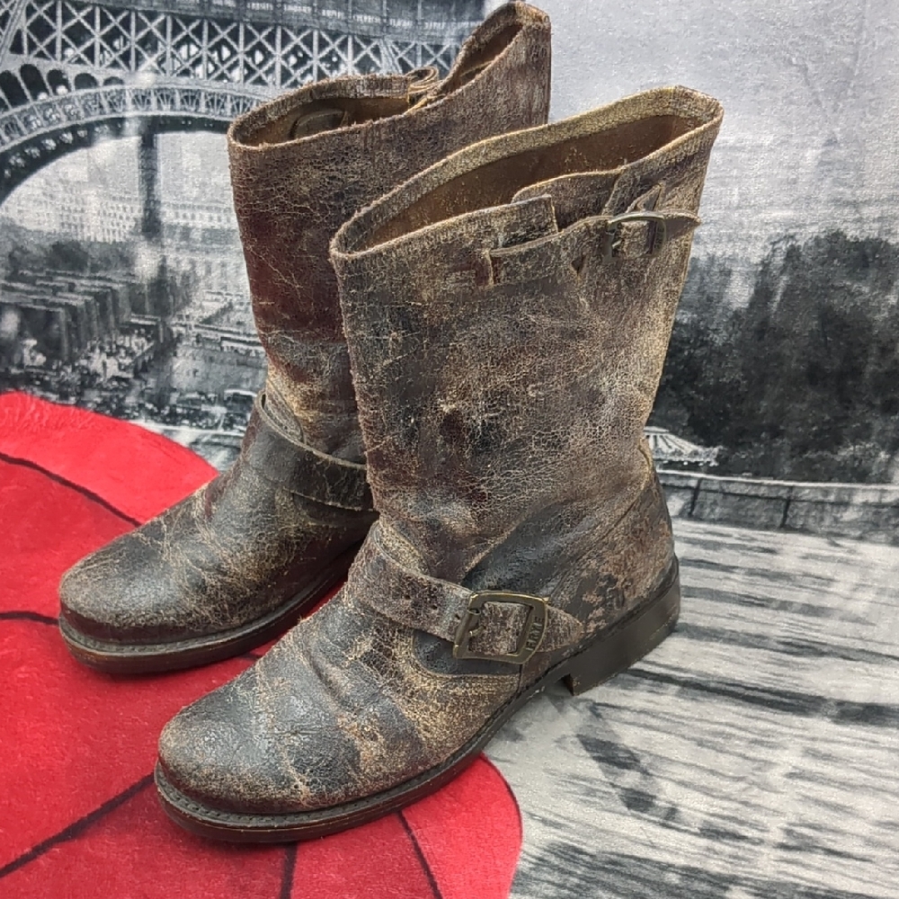 Frye Veronica Harness Riding Boot 7.5